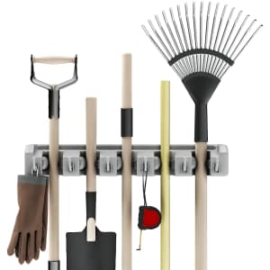 Stalwart 5-Slot Wall-Mounted Tool Rack for $11 Stalwart 5-Slot Wall-Mounted Tool Rack for $11