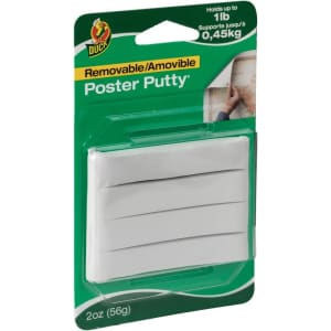 Duck Brand Reusable and Removable Poster Putty for $6