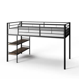 Your Zone Beckett Twin Loft Bed for $132