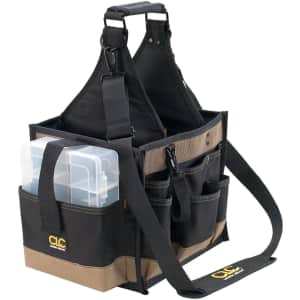 Custom LeatherCraft 22-Pocket Tool Carrier for $52