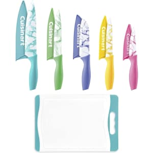 Cuisinart Advantage 12pc Non-Stick Coated Color Knife Set with Blade Guards  - C55-12PMB