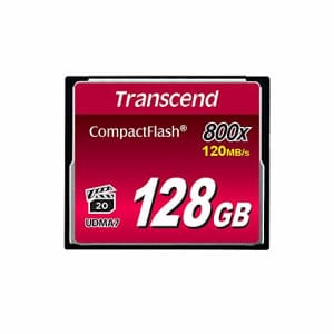 Transcend 128GB CompactFlash Memory Card 800x (TS128GCF800) for $74 Transcend 128GB CompactFlash Memory Card 800x (TS128GCF800) for $74