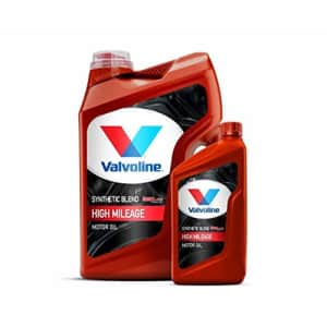 Valvoline High Mileage with MaxLife Technology SAE 5W-20 Synthetic Blend Motor Oil 5 QT for $17 Valvoline High Mileage with MaxLife Technology SAE 5W-20 Synthetic Blend Motor Oil 5 QT for $17
