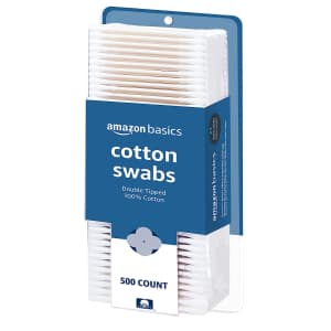 Amazon Basics Cotton Swabs 500-Pack for $2.53 via Sub & Save