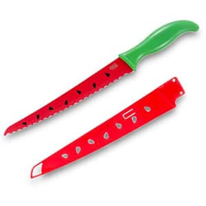 Good Cook Watermelon Knife, Stainless Steel -- Deluxe Watermelon Cutter Slicer with Sheath (Kitchen for $13