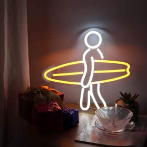 Surfer Neon Sign for $26