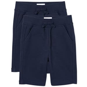The Children's Place Girls' Uniform Active French Terry Shorts 2-Pack Tidal XS (4) for $5 The Children's Place Girls' Uniform Active French Terry Shorts 2-Pack Tidal XS (4) for $5