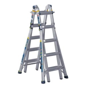 Werner 22-Foot Reach IAA Aluminum 5-in-1 Multi-Position Pro Ladder for $179