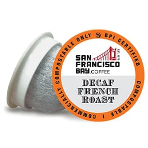 SF Bay Coffee San Francisco Bay Coffee OneCUP DECAF French Roast 36 Ct Swiss Water Processed Dark Roast for $23