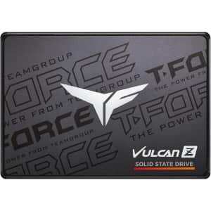 Teamgroup T-Force Vulcan Z 1TB SLC Cache 3D NAND TLC 2.5" SATA III Internal SSD for $38