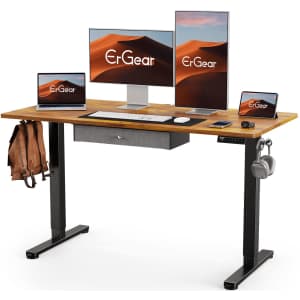 ErGear 48" x 24" Electric Standing Desk for $88 w/ Prime