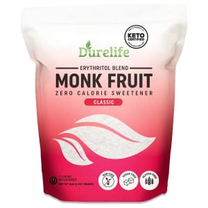 Durelife 5-lb. Monk Fruit Sweetener: Up to 50% off Durelife 5-lb. Monk Fruit Sweetener: Up to 50% off