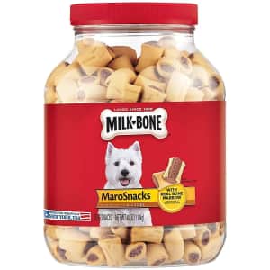 Milk-Bone MaroSnacks Dog Treats 40-oz. Jar for $11