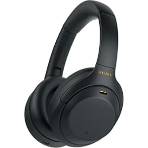 Sony WH-1000XM4 Wireless Noise Canceling Overhead Headphones with Mic for Phone-Call, Voice for $381