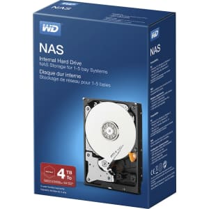 WD 4TB NAS SATA Internal HDD for $81 in cart