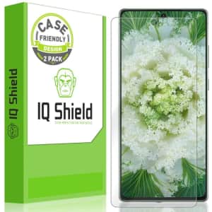IQShield Screen Protector for Samsung Galaxy Note 20 2-Pack for $9