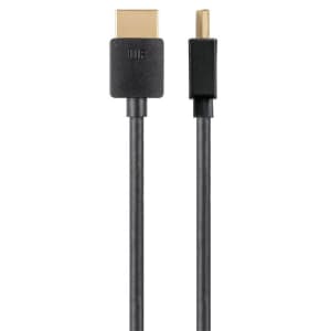 Monoprice 8-Foot 4K Slim Certified Premium High Speed HDMI Cable for $2