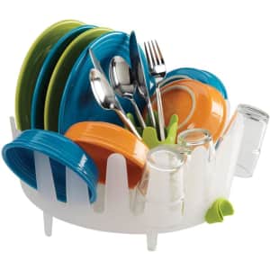 Chef'n DishGarden Dish Rack w/ Drain Spout for $26