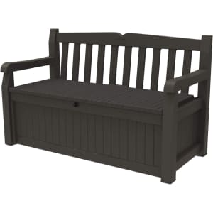 Keter Solana 70-Gallon Outdoor Storage Bench for $111