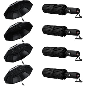 Repel Portable Travel Umbrella 4-Pack for $60