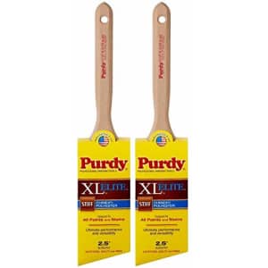 Purdy 144152325 XL Series Glide Angular Trim Paint Brush, 2-1/2 inch - 2 Pack for $38