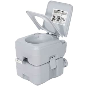 Segawe 6.6-Gallon Portable Travel Toilet for $56