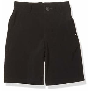 Quiksilver Boys' Little Union Amphibian Water Friendly 4 Way Stretch Hybrid Chino Short, Black, 6 for $13