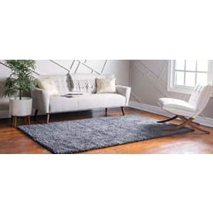 Unique Loom Davos Shag Collection Contemporary Soft Cozy Solid Shag Peppercorn Area Rug (8' 0 x 10' for $138 Unique Loom Davos Shag Collection Contemporary Soft Cozy Solid Shag Peppercorn Area Rug (8' 0 x 10' for $138
