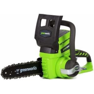 Greenworks 10" 24V Cordless Chainsaw for $50 Greenworks 10" 24V Cordless Chainsaw for $50