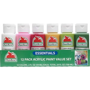 Apple Barrel Essentials 12-Pack Acrylic Paint Value Set for $5 Apple Barrel Essentials 12-Pack Acrylic Paint Value Set for $5