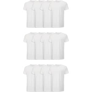Fruit of the Loom Men's Eversoft Cotton Stay Tucked Crew T-Shirt 12-Pack for $25