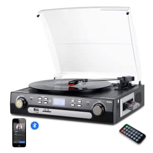 Bluetooth Record Player for $45