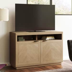 BH&G Hendrix Herringbone-Style TV Console for $48