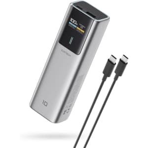 Cuktech 10 100W 10,000mAh Portable Power Bank for $28 Cuktech 10 100W 10,000mAh Portable Power Bank for $28