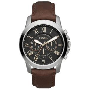 Fossil Men's Grant Chronograph Watch for $64