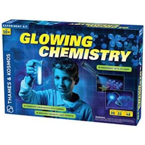 Thames & Kosmos Glowing Chemistry 30-Piece Set for $35