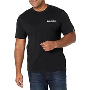 Element Men's Blazin Chest Short Sleeve Tee Shirt, Flint Black, Medium for $22