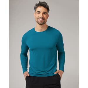 32 Degrees Men's Air Mesh Long-Sleeve T-Shirt for $9