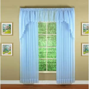 Today's Curtain 60" x 84" Emelia Original Voile Panel for $8