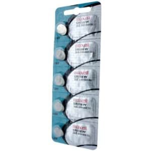 Maxell Watch Battery Button Cell SR1116W 365 Pack of 5 Batteries for $9