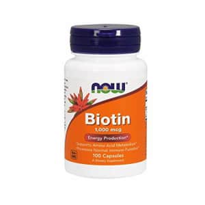 Now Foods NOW Supplements, Biotin 1,000 mcg, Amino Acid Metabolism*, Energy Production*, 100 Capsules for $7