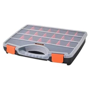 Tactix 21-Compartment Plastic Portable Small Parts Organizer for $6