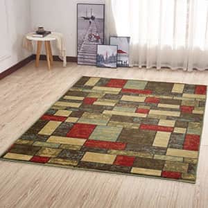 Ottomanson OTH2309-5X7 Area Rug, 5' x 6'6", Multicolor for $36 Ottomanson OTH2309-5X7 Area Rug, 5' x 6'6", Multicolor for $36