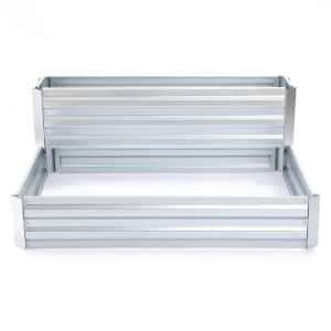 LuxenHome Galvanized Metal Raised Garden Bed for $82