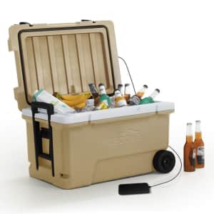 Icecove 60-Quart Wheeled Insulated Cart Cooler for $96