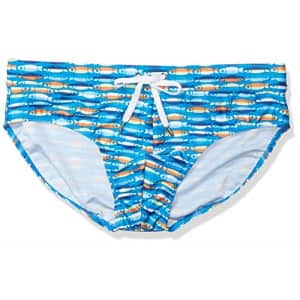 2(X)IST mens Rio Swim Briefs, Fish Stripe-imperial Blue, Large US for $22 2(X)IST mens Rio Swim Briefs, Fish Stripe-imperial Blue, Large US for $22
