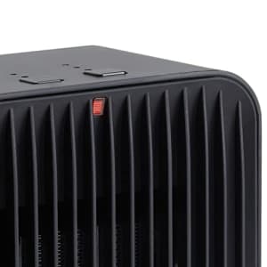 Amazon Basics DQ2088 Electric Space Heater with Temperature Control, Black, 520 Watt for $31