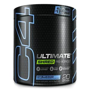 Cellucor C4 Ultimate Shred Pre Workout Powder, Fat Burner for Men & Women, Metabolism Supplement for $40