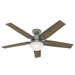 Hunter 52" Contemporary Ceiling Fan w/ LED Light Kit & Remote for $82 Hunter 52" Contemporary Ceiling Fan w/ LED Light Kit & Remote for $82