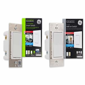 GE Enbrighten Z-Wave Plus Smart Light Switch Kit, QuickFit & SimpleWire, Commercial 120/277VAC, for $50 GE Enbrighten Z-Wave Plus Smart Light Switch Kit, QuickFit & SimpleWire, Commercial 120/277VAC, for $50